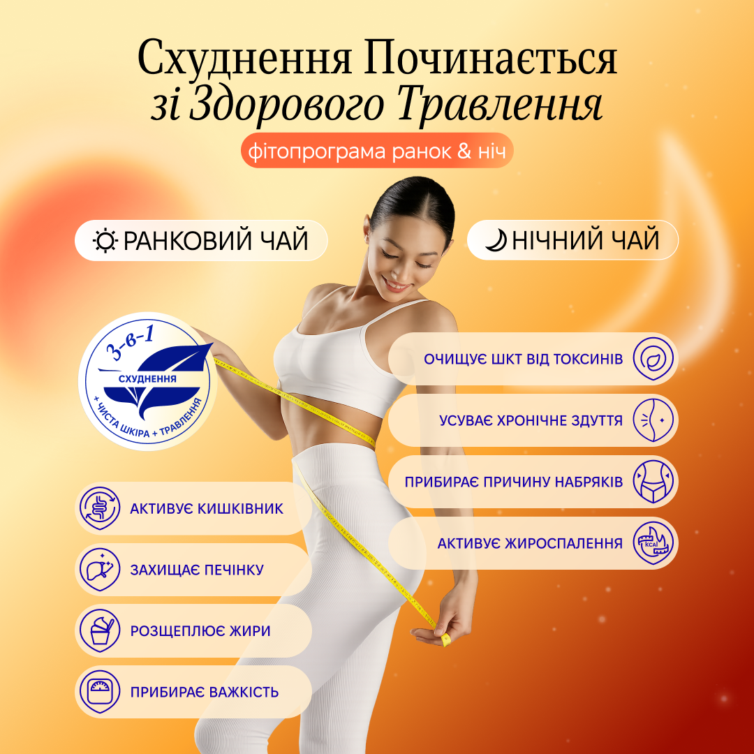 програма травлення+схуднення • TEATOX reform