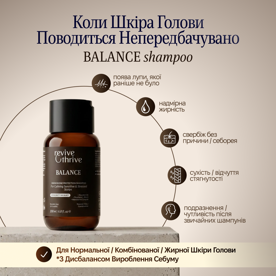 трихологічний шампунь • BALANCE