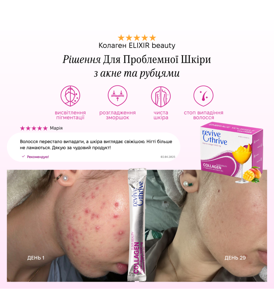 колагеновий комплекс • ELIXIR beauty •  стіки