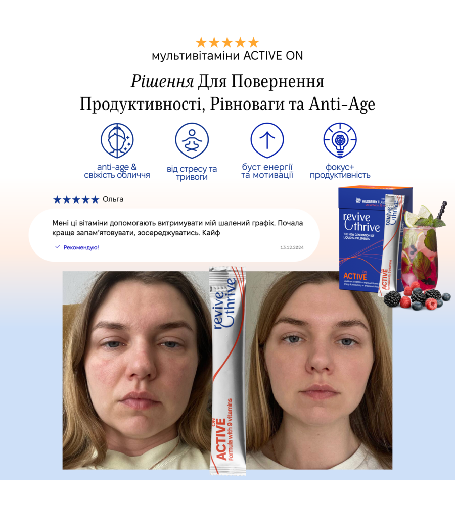комплекс вітамінів групи В • ACTIVE on