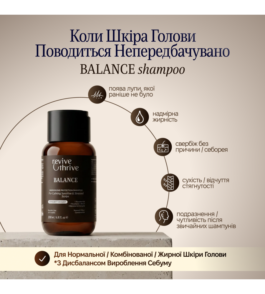 трихологічний шампунь • BALANCE