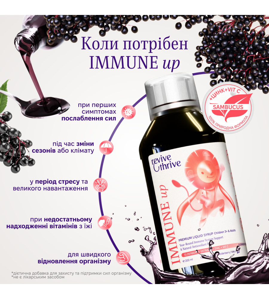 сироп чорної бузини • IMMUNE up 